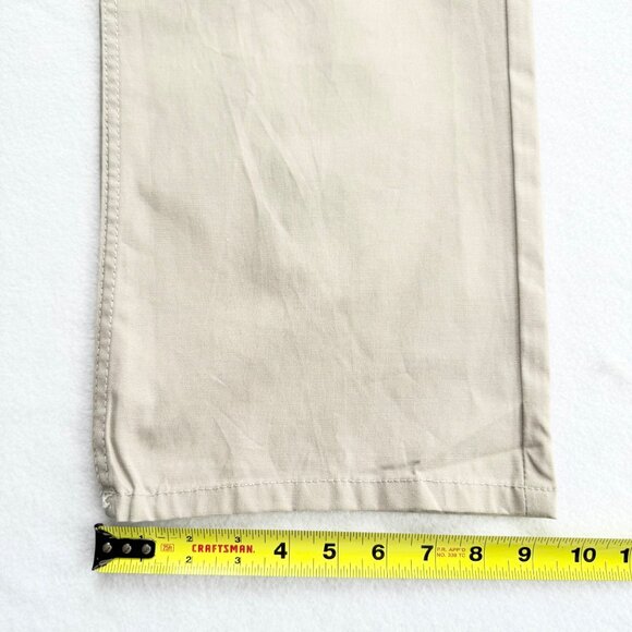NWT Smiths Workwear Men Relaxed 5-Pocket Stretch Light Stone Canvas Pants 36x34 - Picture 11 of 12